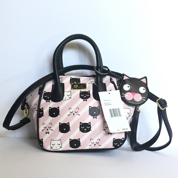 Betsey Johnson Handbags - Betsey Johnson Mini Satchel LBQUINN Kitty Bag NWT